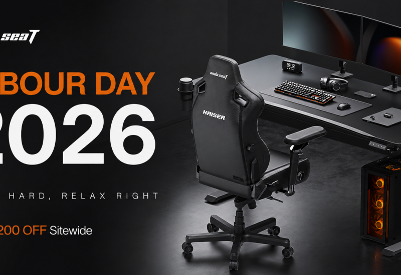 AndaSeat Positions Xtreme Series Around Clearer Work Zones as Visual Load Gains New Research Attention